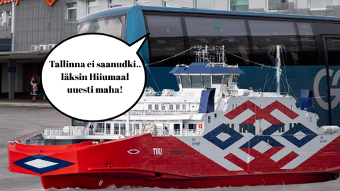 KES VASTUTAB? ⟩ «Inimesed istusid hämaras bussis teadmatuses!» Tallinna teel olnud reisijad avastasid end ühtäkki taas Hiiumaa poole sõitmas
