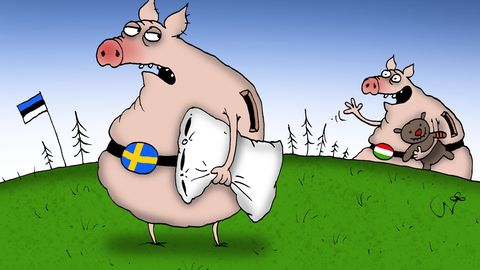 JUHTKIRI ⟩ Tõrvatilk panga meepotis