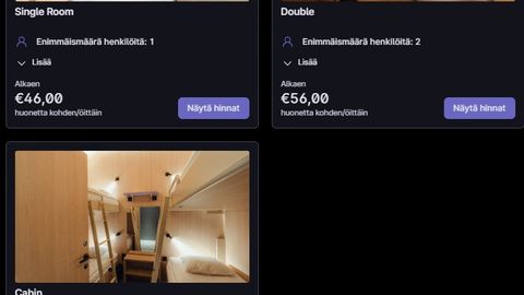 Helsingi südalinna tuleb imepisikeste tubadega hotell