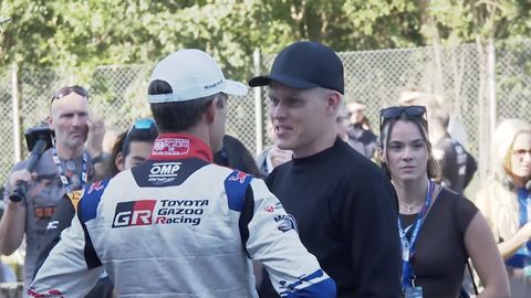 FOTO ⟩ Ott Tänak vestles Soome rallil Sébastien Ogier’ga