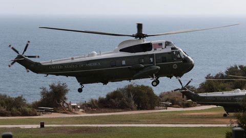 Trumpi golfiväljakul Los Angeleses vahistati enne presidendi visiiti relvastatud mees