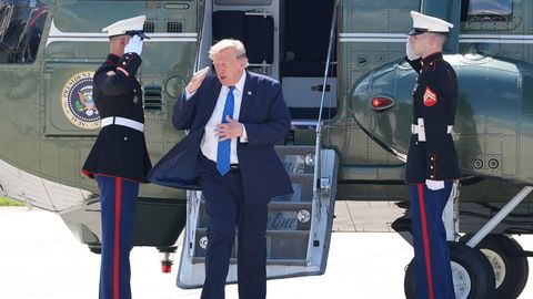 Trumpi helikopter ja reisilennuk ohtlikult lähestikku: kas Washingtoni taevas käis vene rulett?