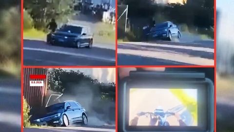 ŠOKEERIV VIDEO ⟩ «Mõelge, kui see oleks teie poeg!» Soomes lõppes politsei tagaajamine jõhkra lükkega kraavi