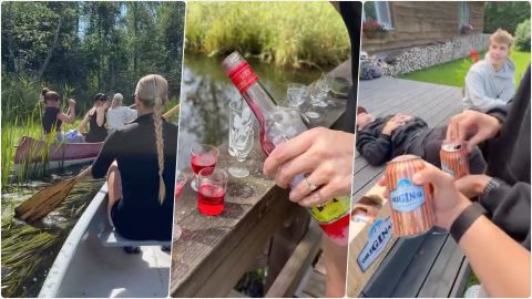 VIDEO ⟩ «Mis ettevõte üldse lubab ilma vestideta veele minekut?» Tuntud sisuloojate suvepäevadel mindi pärast alkoholi tarvitamist päästevestita kanuutama